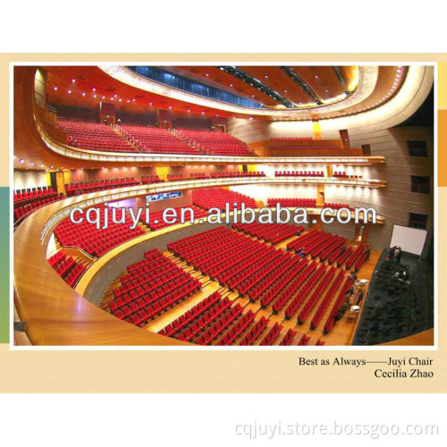 University Wooden Auditorum Seating/Theater/Theatre Chairs with single leg JY-901M